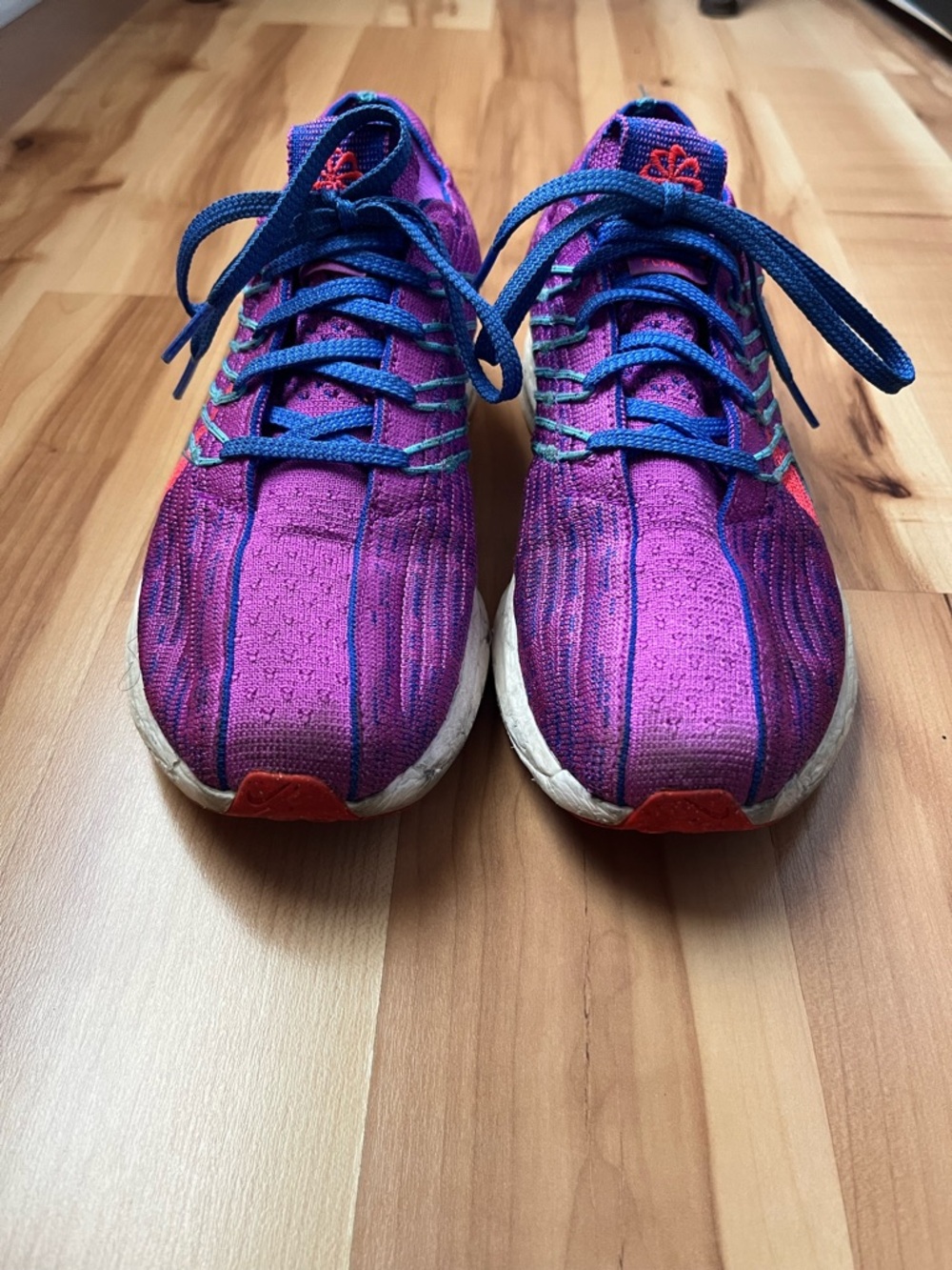 Nike Women’s Athletic Sneakers in Purple with Blue and Red Accents